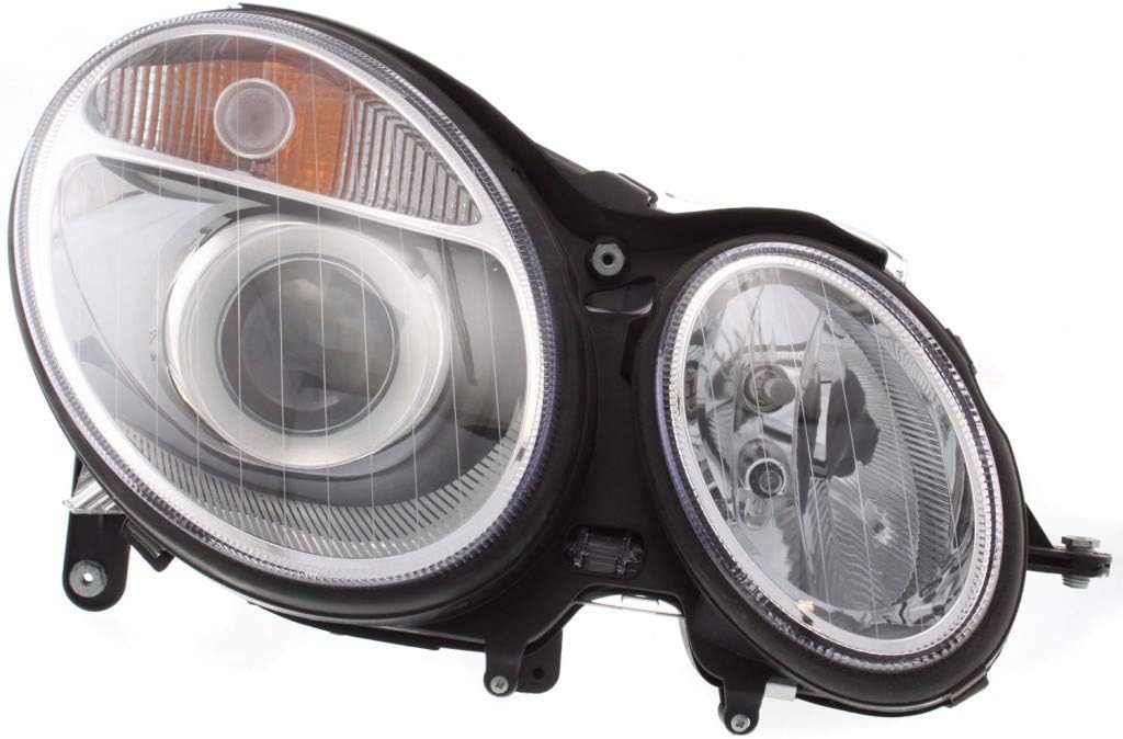 Passenger Side Halogen Headlight Assembly for Mercedes-Benz E500 2003-2006 Sedan Z985