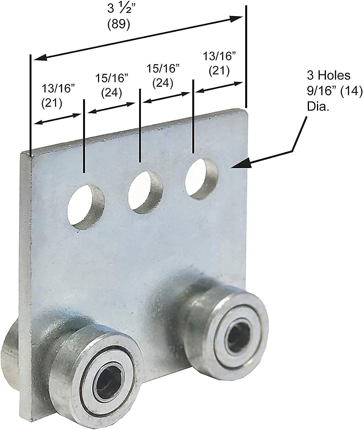 Four Bearing Trolley Assembly, Hot-Rolled Carbon Steel, 4 Piece C240