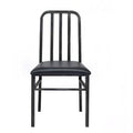 Black PU Side Chair Set of 2 V11783