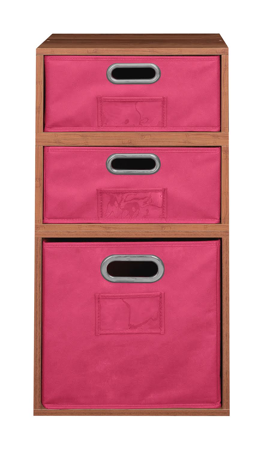 1 Half Cube/1 Full Cube Storage Set with Foldable Storage Bins V223994