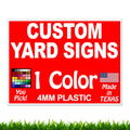 100 Bundle 18"x24" Double Sided Plastic Lawn Signs X571264