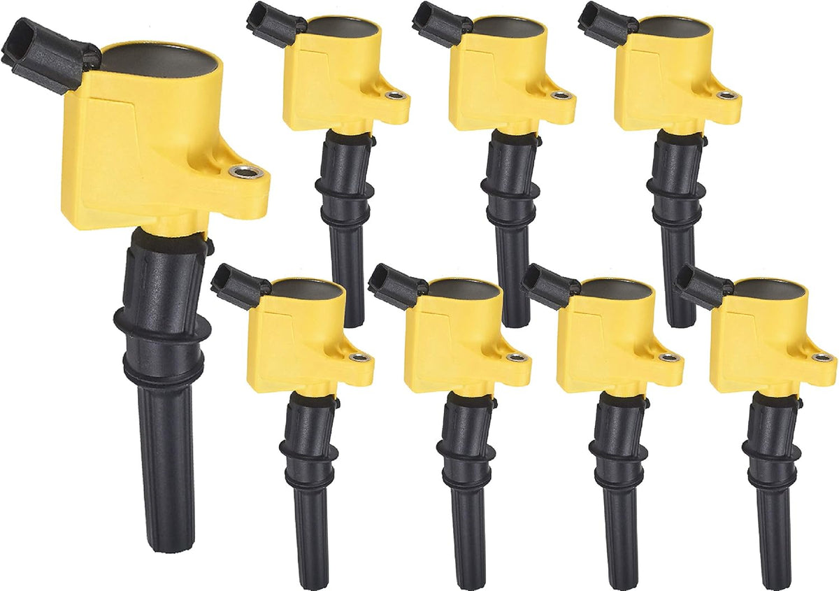 Heavy Duty Ignition Coil Pack Compatible with Ford Lincoln Crown Victoria Expedition F-150 F-250 F-350 4.6L 5.4L V8 Replacement Pack of 2 P67423