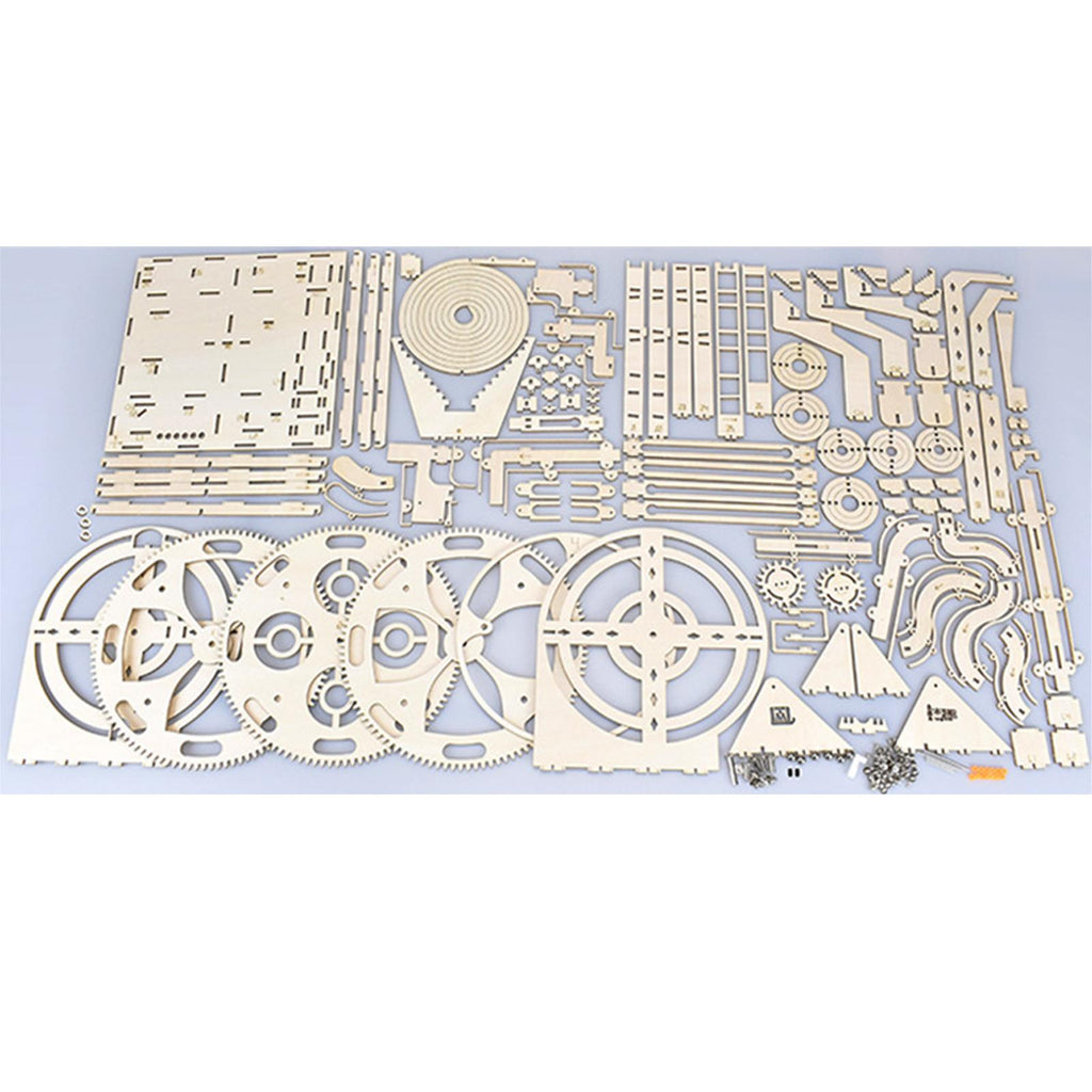 Marble Run Building Kits Wooden 3D Puzzle Toy Construction Play Set M9718