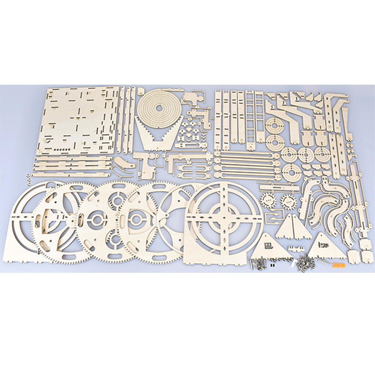 Marble Run Building Kits Wooden 3D Puzzle Toy Construction Play Set M9718