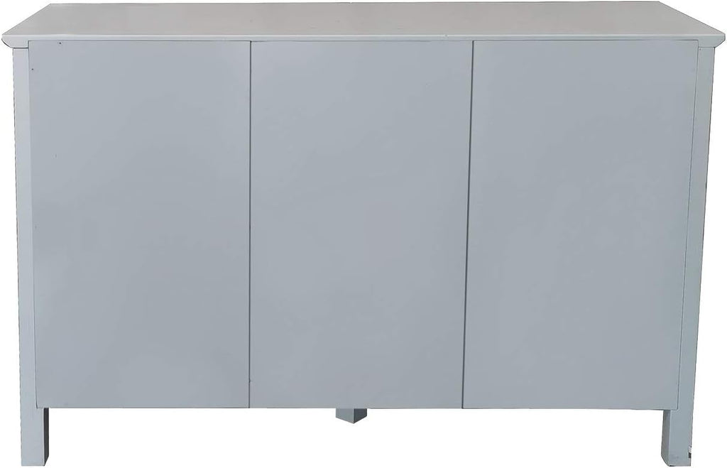 White Sideboard Buffet Console Table Storage Cabinets Z563334