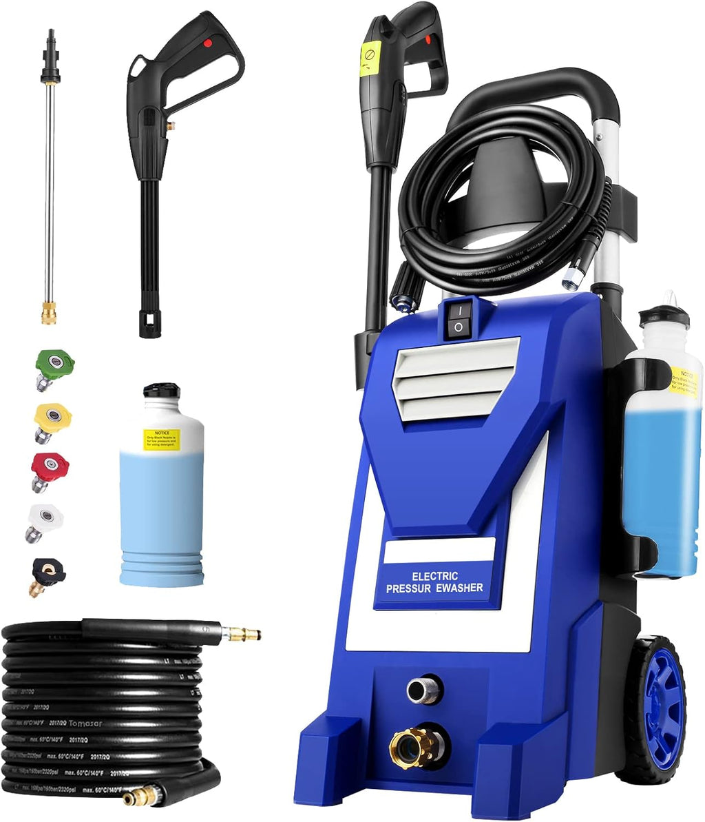 2200PSI Electric Pressure Washer 1.9GPM with 5 Nozzles P800