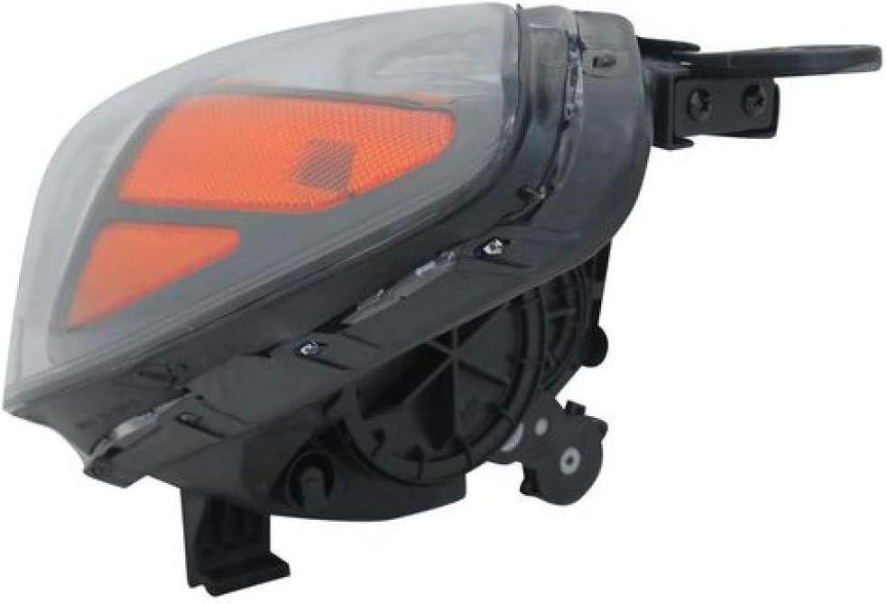 Pair Driver and Passenger Side Halogen Headlight with LED Position Y42215