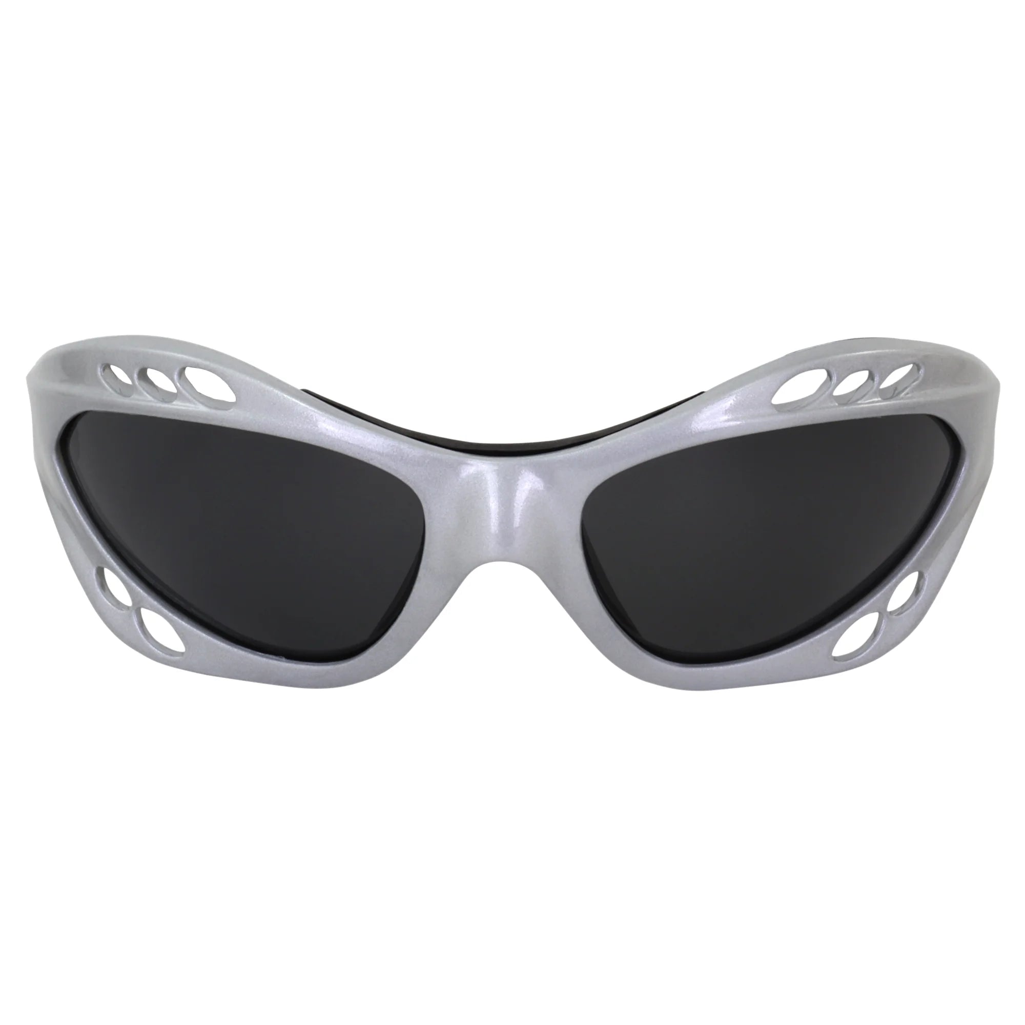 3 Pairs Padded Polarized Sunglasses w/Strap Silver Frame w/Smoke Lens & Black Frames w/Blue & Purple Mirror Lenses O99935