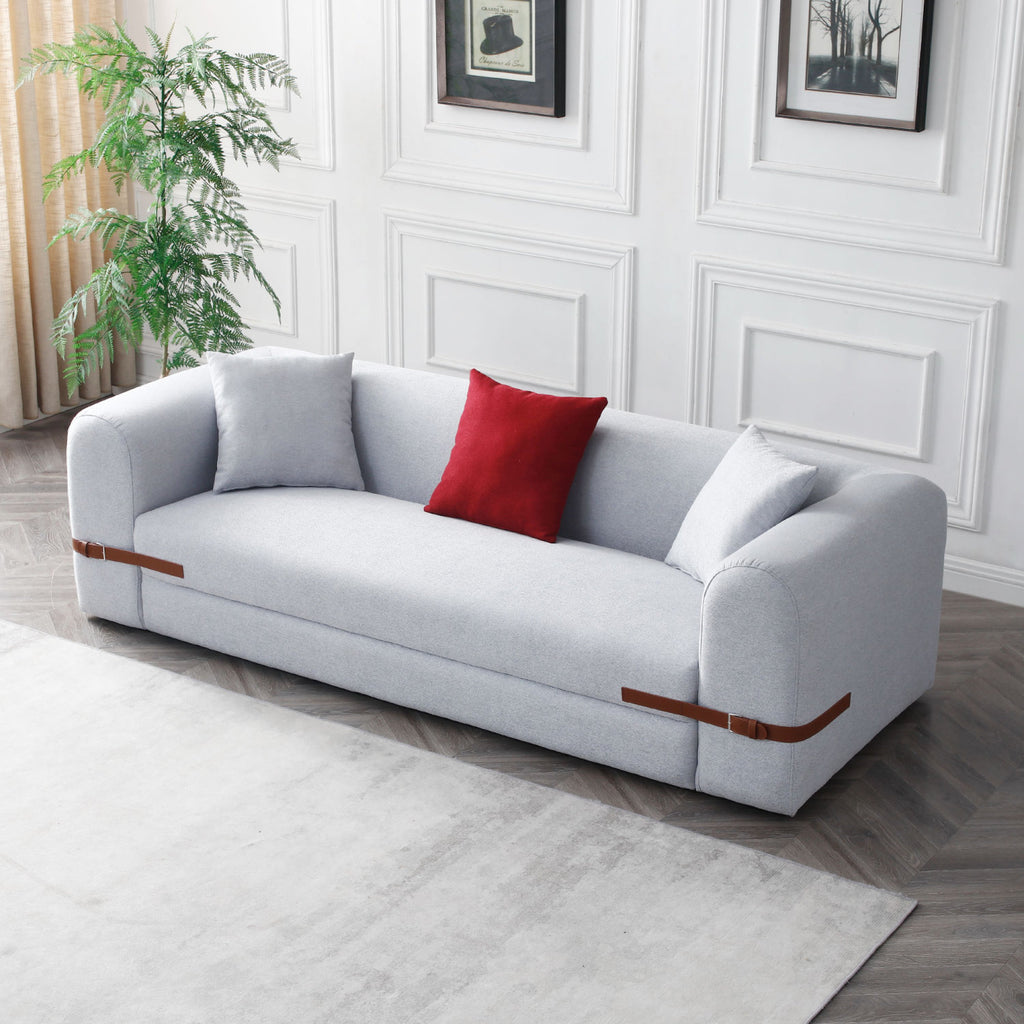 Grey 3 Seat Sofa D47140
