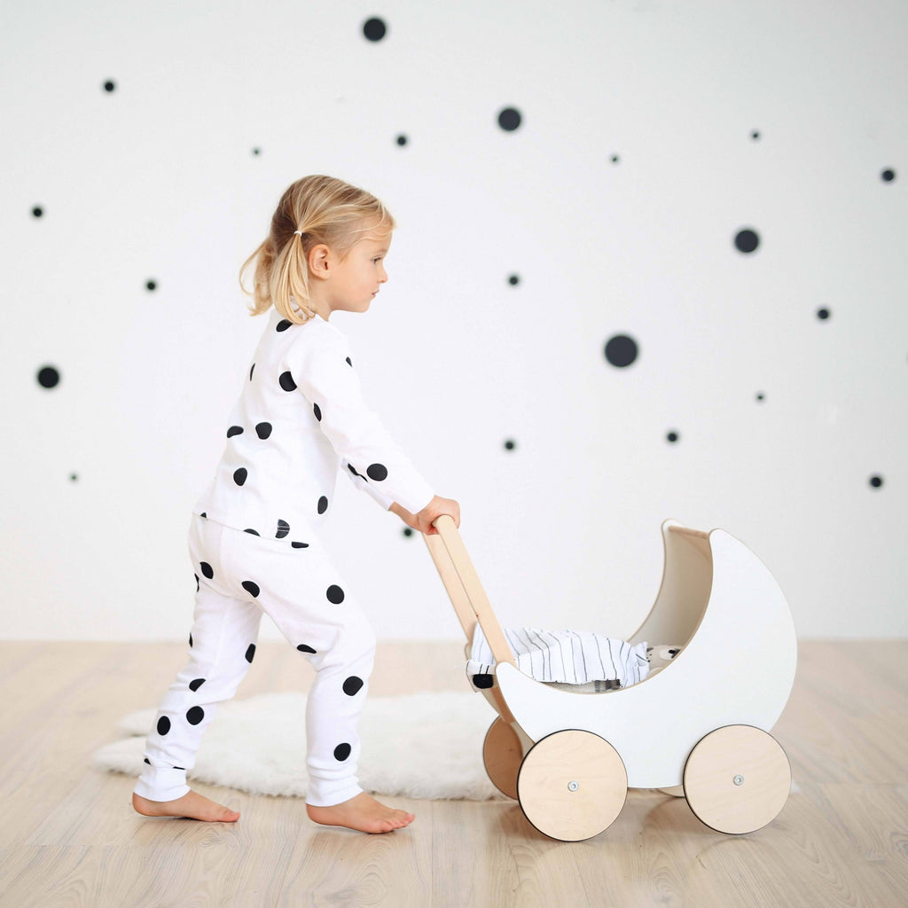 Toy Pram with Blackboard D241202