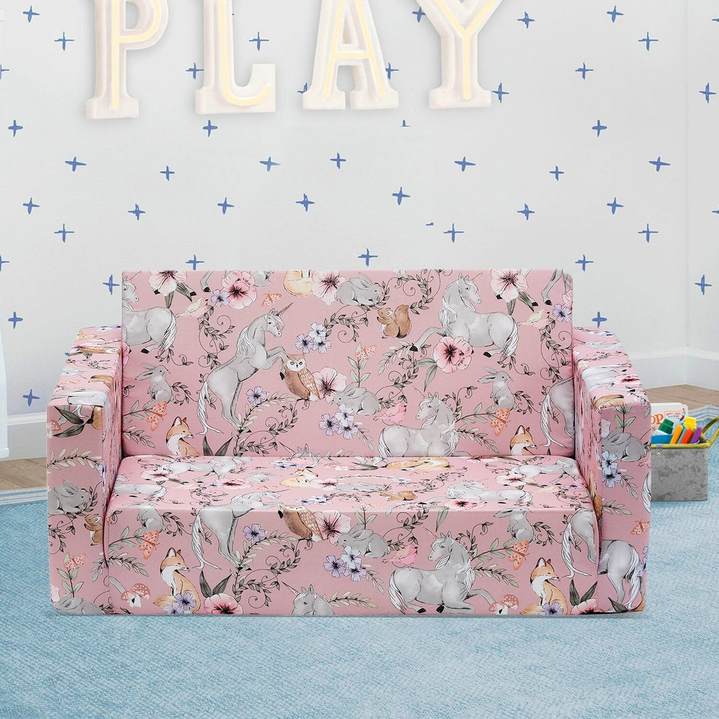 Pink Rainbow 2-in-1 Convertible Sofa Lounger P961115