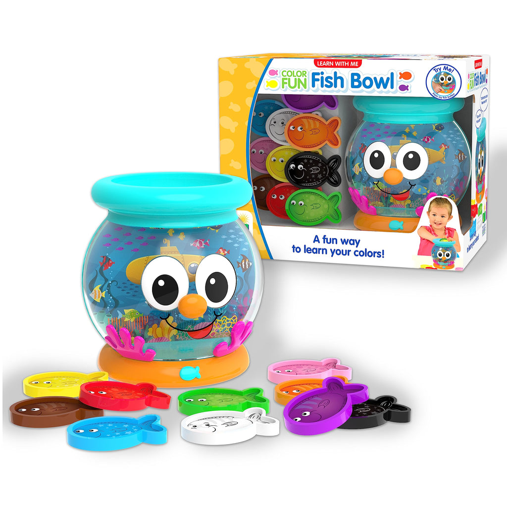 Color Fun Fish Bowl Preschool Learning Toy T9855