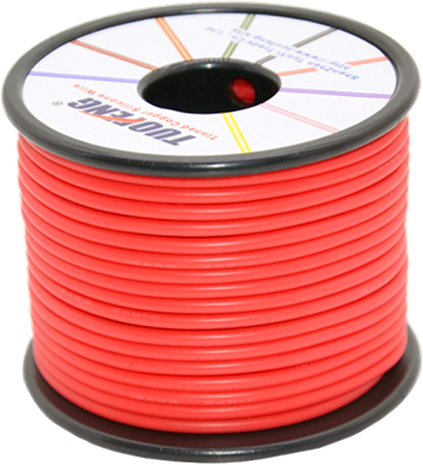 16 AWG Silicone Electrical Wire 160 Feet Tinned Copper Pack of 2 C952