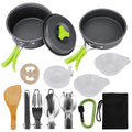 15 Pcs Non Stick Camping Cookware Set V817279