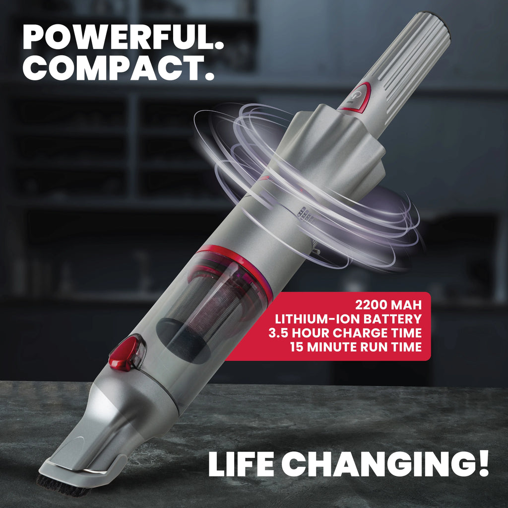 Red Cordless Handheld Vacuum H233879