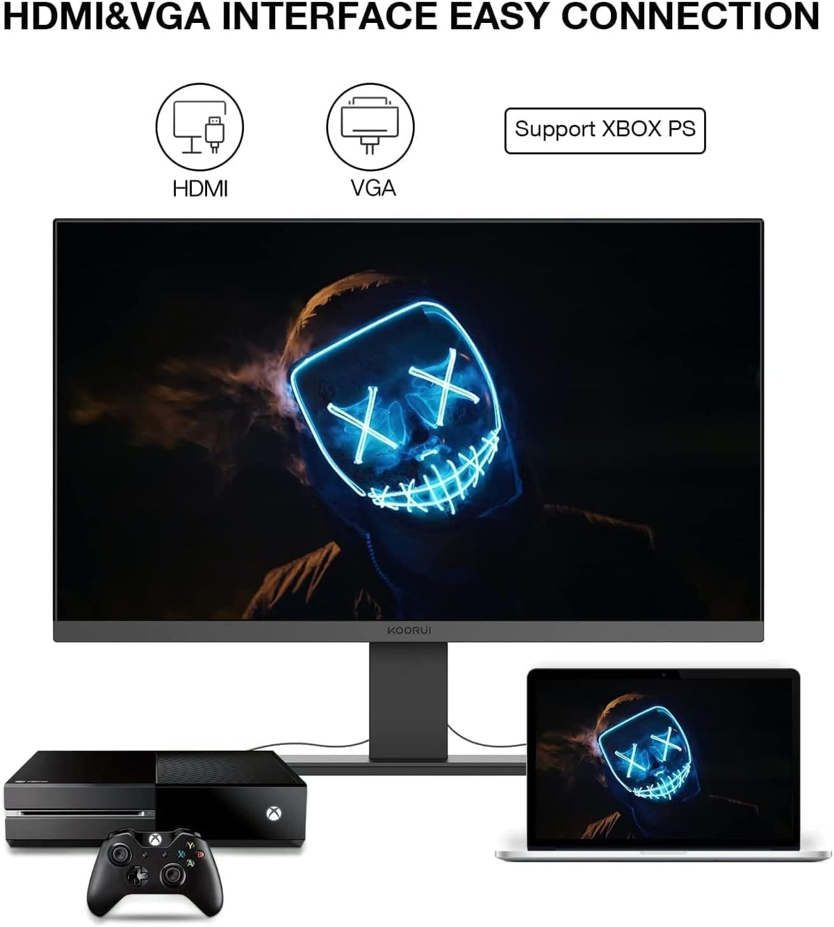 22 inch FHD 1080P 75hz VA LED Monitor S7658