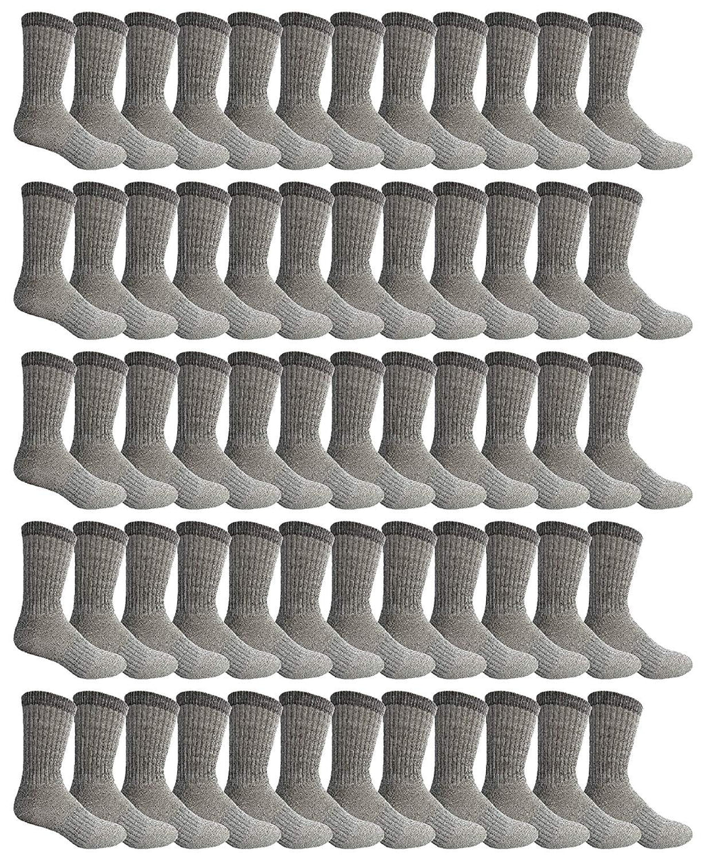 60 Pair Pack Merino Wool Thermal Boot Socks I3197