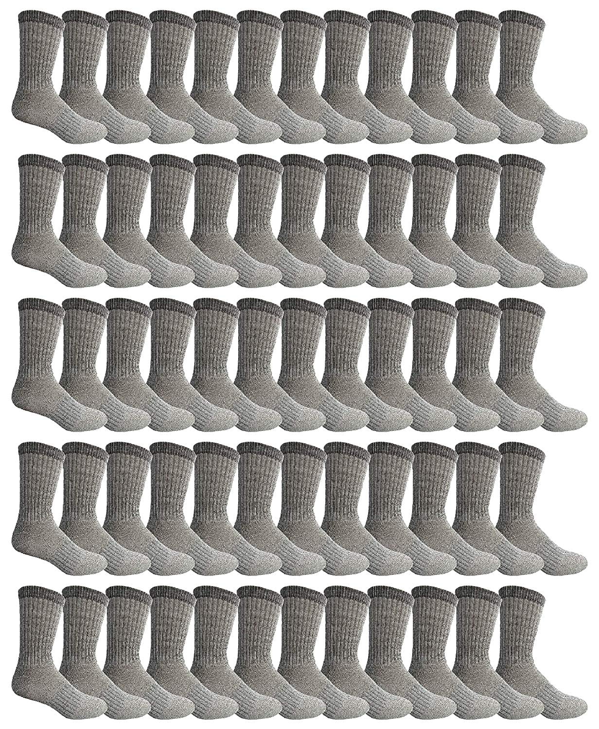 60 Pair Pack Merino Wool Thermal Boot Socks I3197