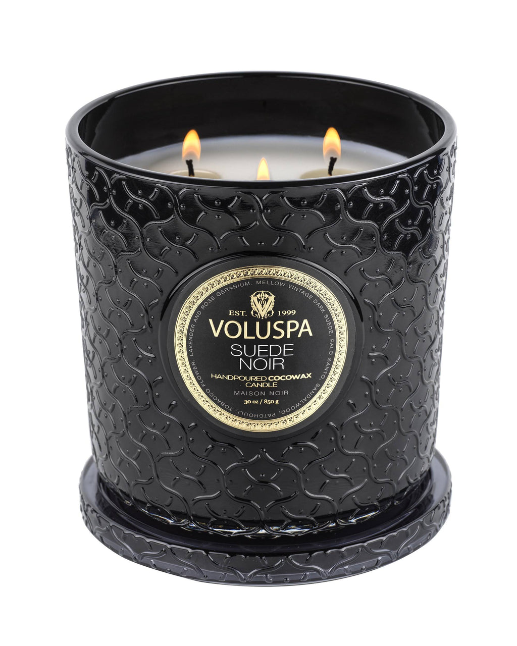 Black Suede Noir Luxe Candle E964340