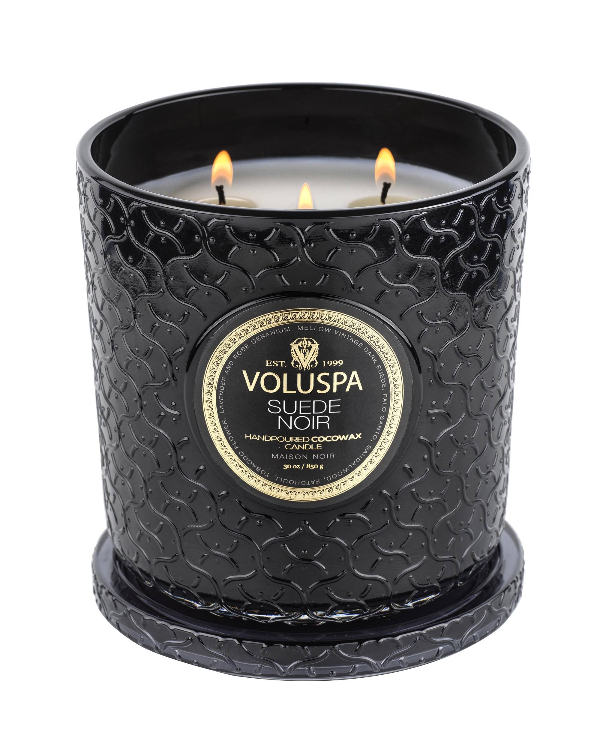 Black Suede Noir Luxe Candle E964340