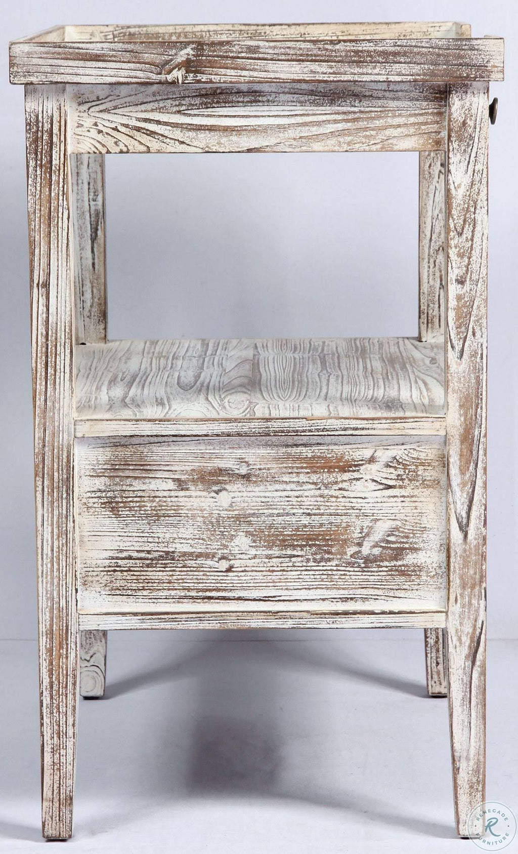 Weathered Rectangle Accent Table W155