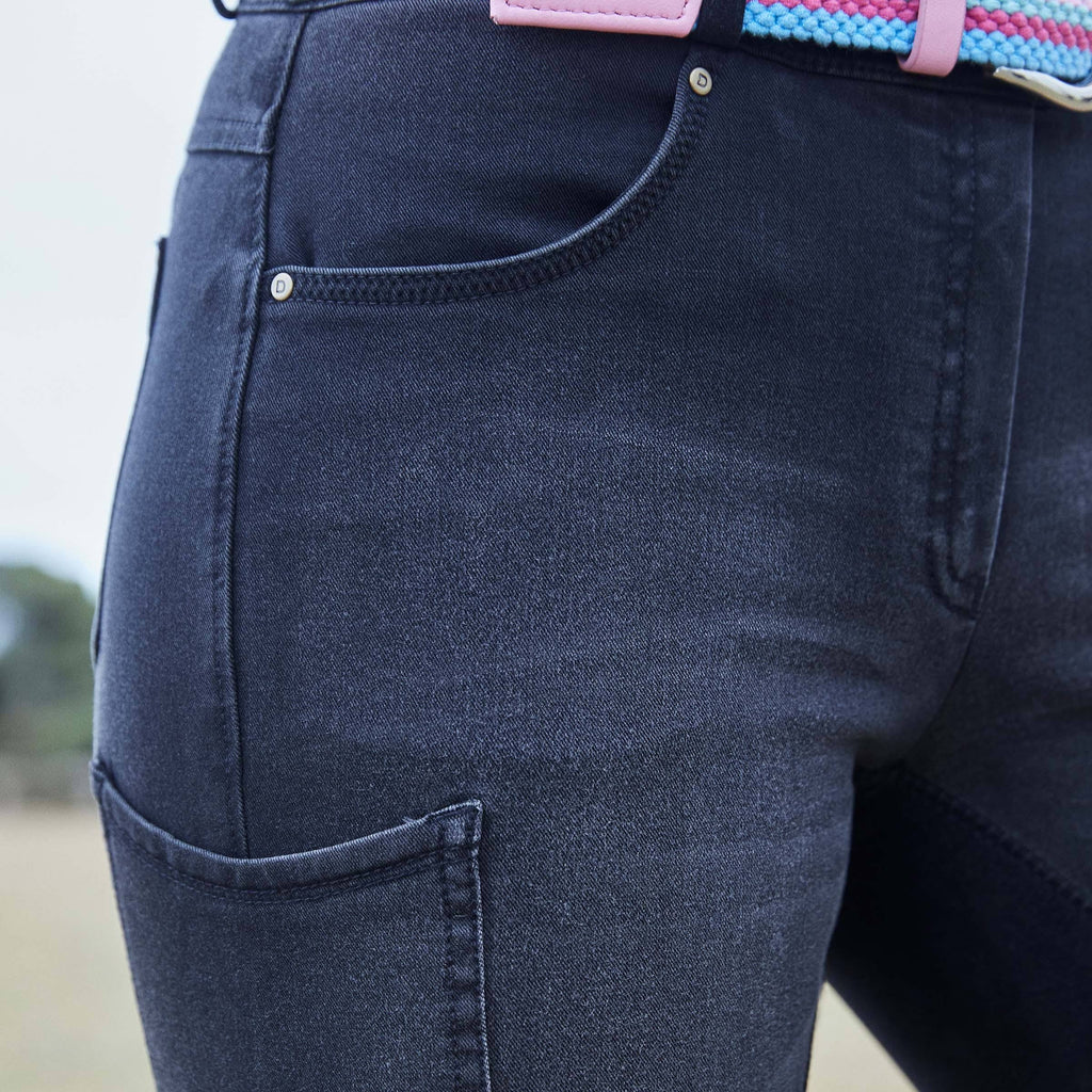 Full Suede Seat Denim Breeches X7260
