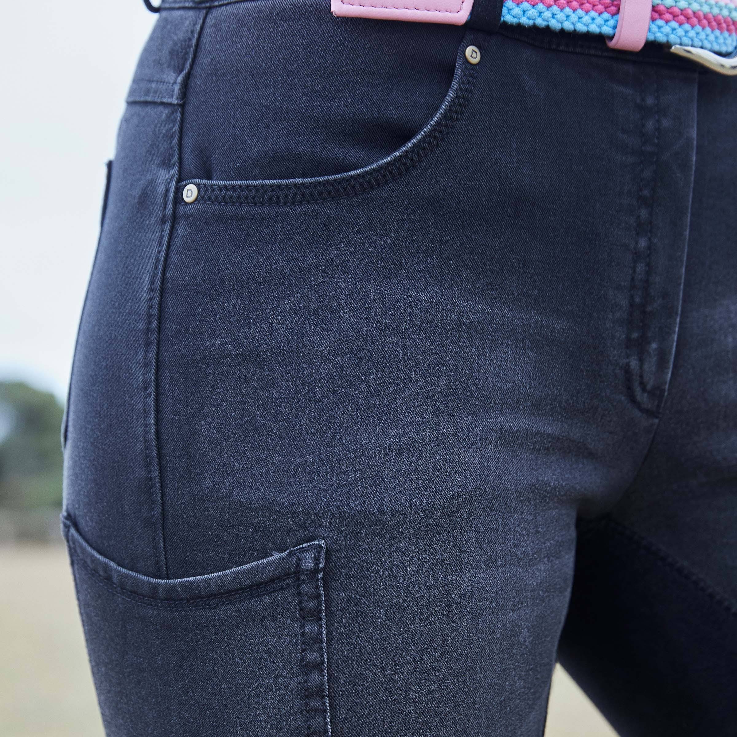 Full Suede Seat Denim Breeches X7260