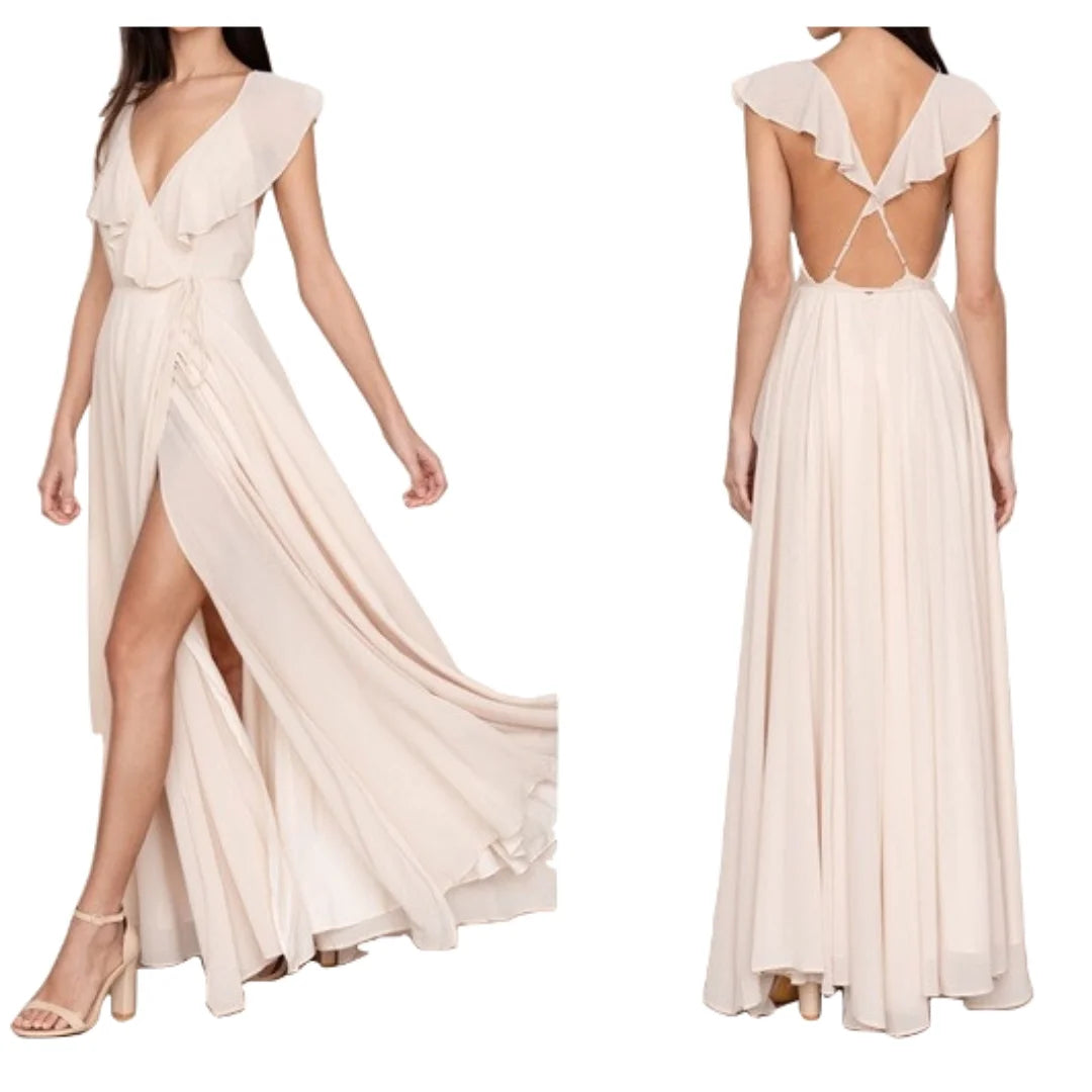 Beige Full Bloom Maxi Dress C84053