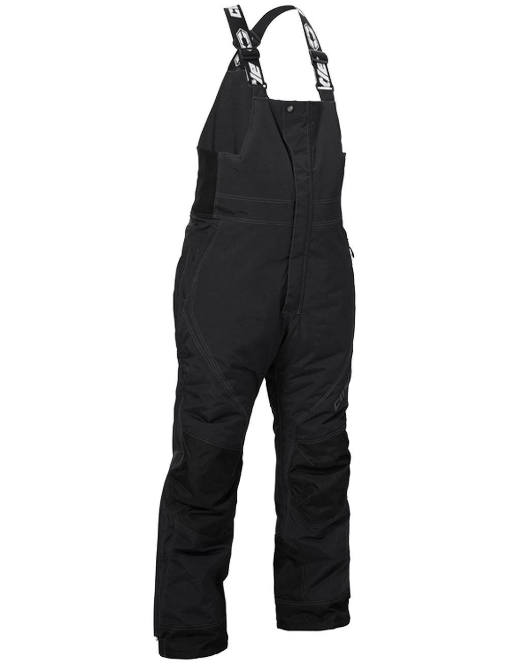 Black 2XL Snowmobile Bibs D6515