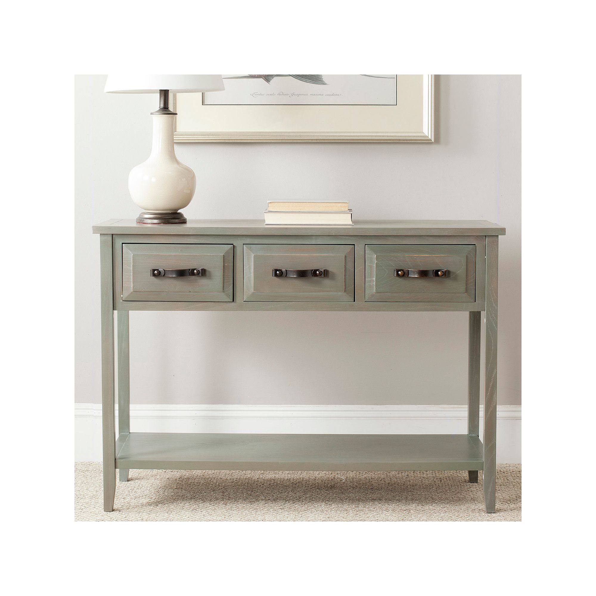 3 Drawer Console Table - French Grey C690