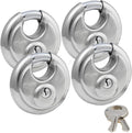 4 Keyed Alike Stainless Steel Padlocks U954649