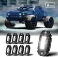 Black 8-Pods Waterproof LED Rock Lights O13328