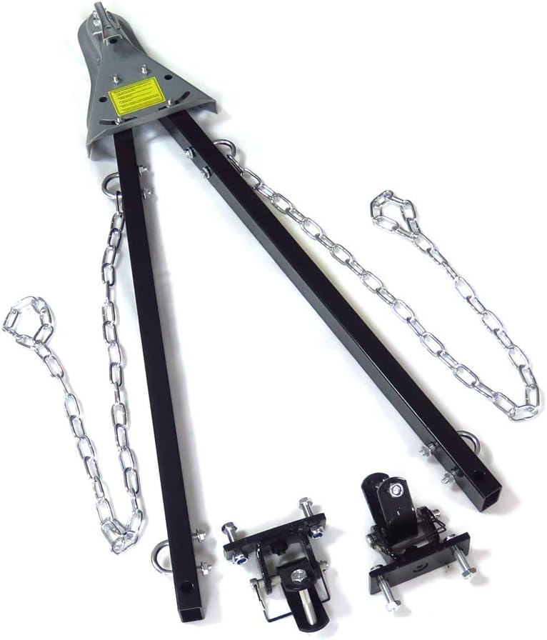 Adjustable Tow Towing Bar Bumper Mount 5000lb with Chains C585