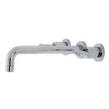 Polished Chrome 2-Handle Wall Mount Tub Faucet C8464