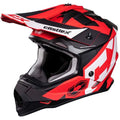 Matte Red Snowmobile Helmet 2XL D8219