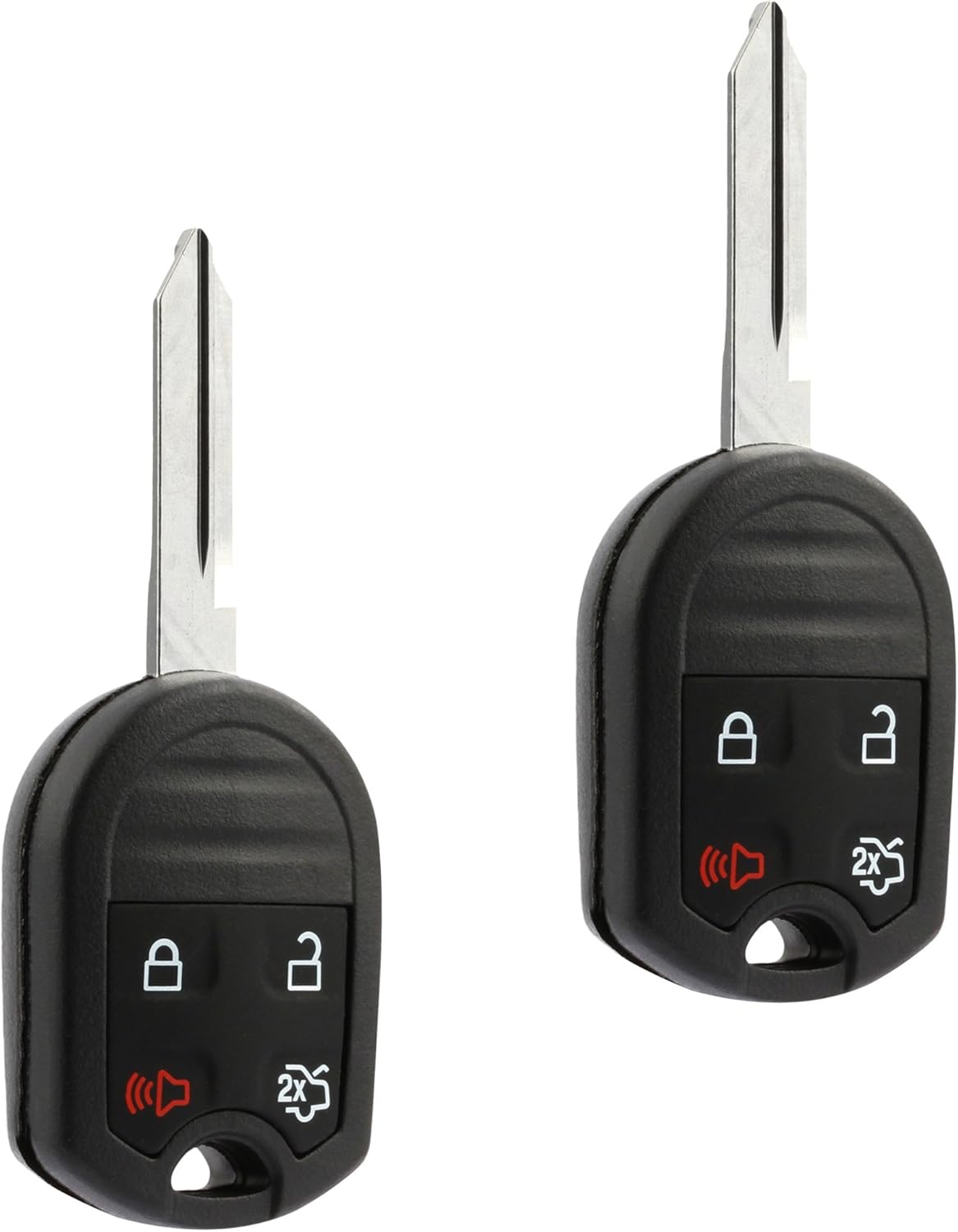 Keyless Entry Remote Start Car Key Fob Pack of 2 A378