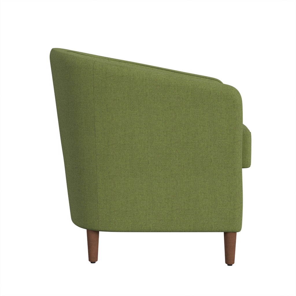 Olive Green Barrel Accent Chair A570735