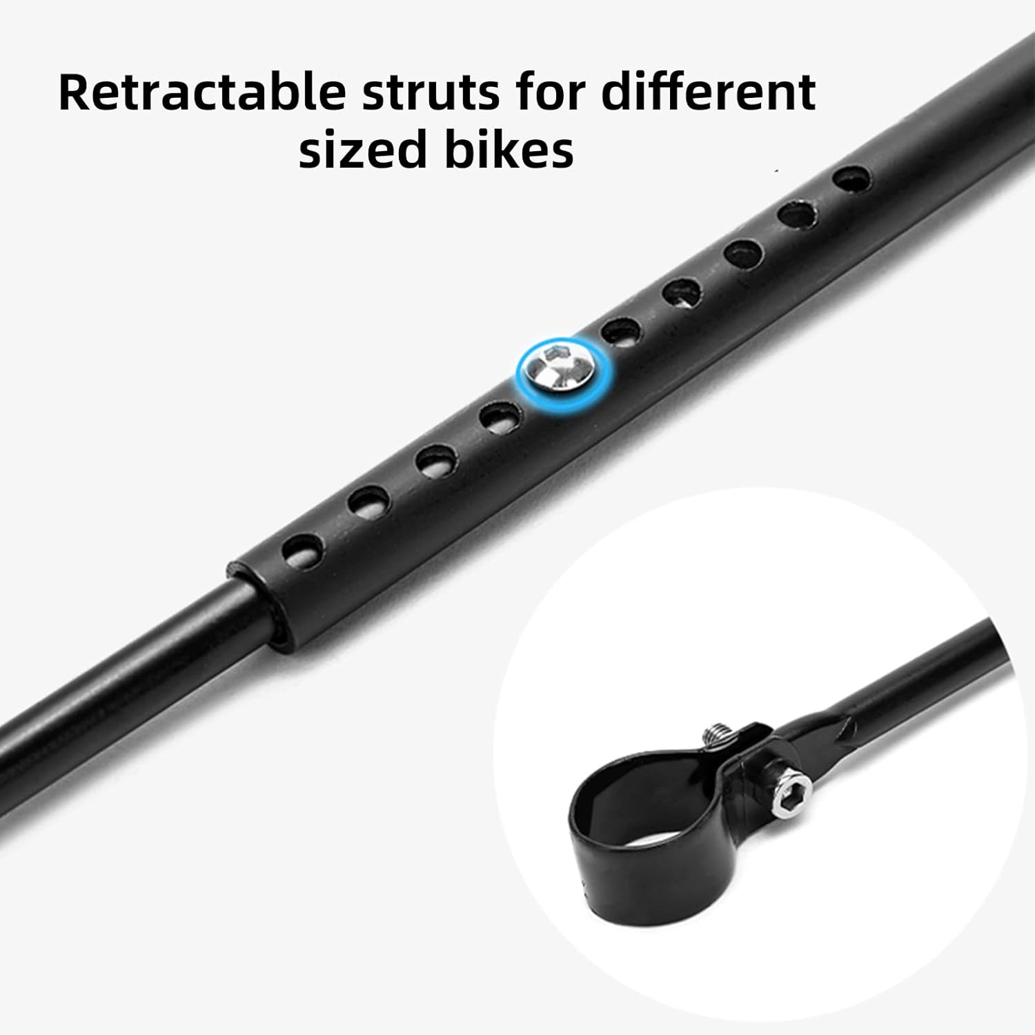 Bike Rear Rack with Basket, 165 LB Load, Aluminum Alloy, Quick Release, Pack of 2 E5206