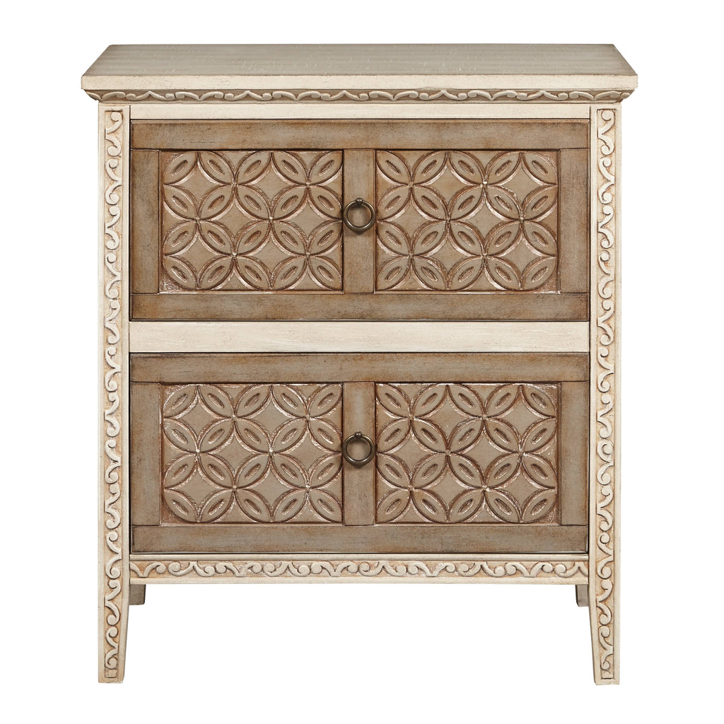 Carved Front Accent Chest I698489