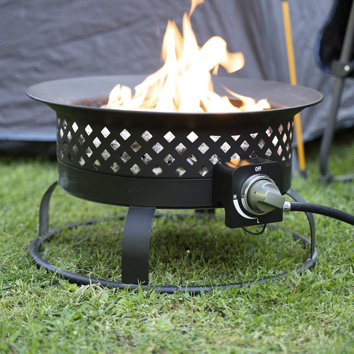 54,000 BTU Portable Steel Propane Gas Fire Pit F98232