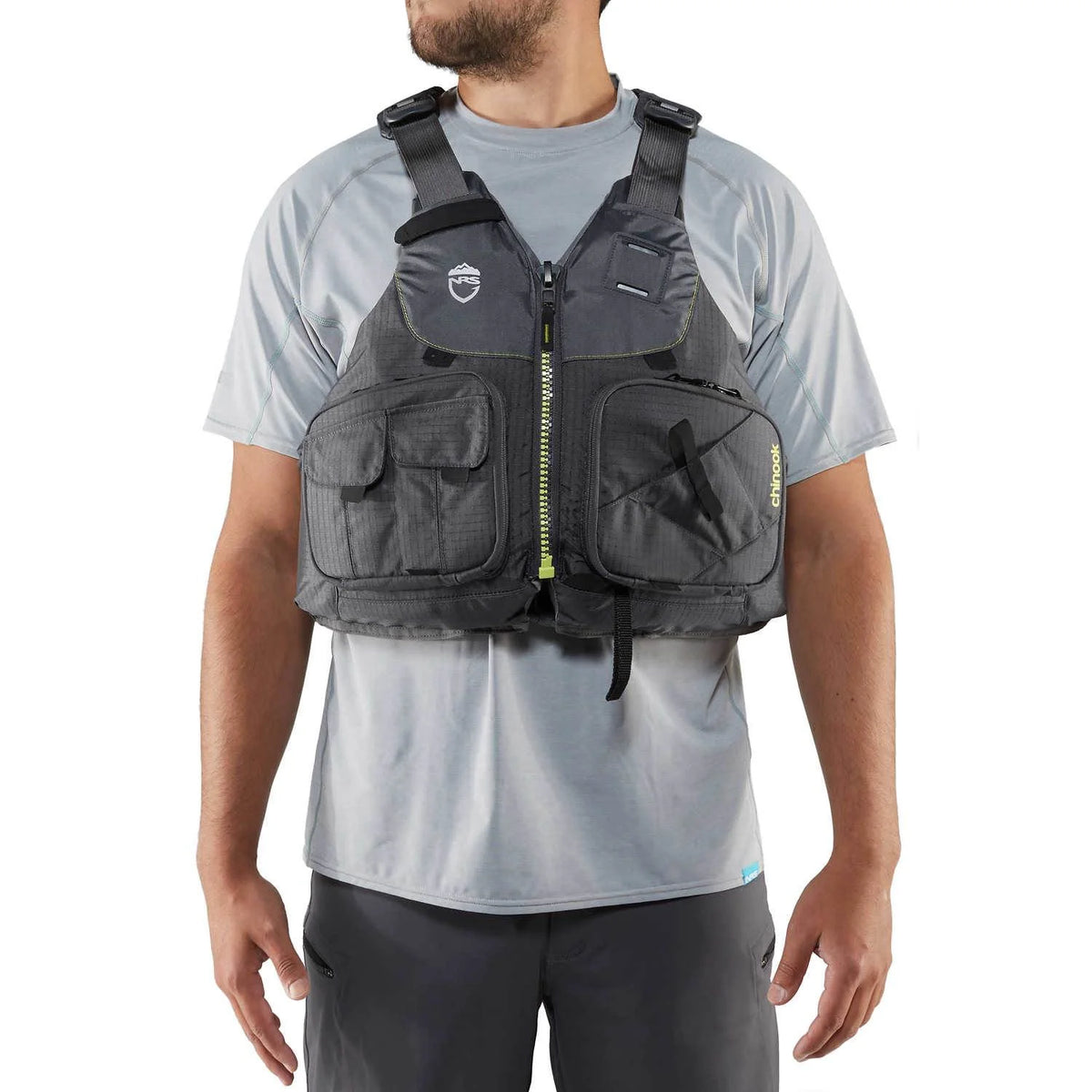 Charcoal Large/XL Fishing Kayak Lifejacket R92562