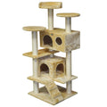 Beige Cat Tree Condo Scratcher H1809