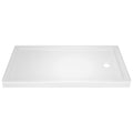 White 32x22 x 60x22 Shower Base S142305