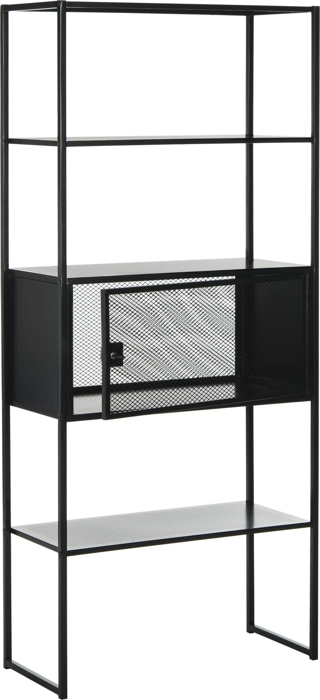 Black Storage Bookshelf D750733