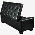 Black Storage Ottoman Bench H562412