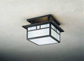 Antique Copper Two-Light Semi-Flush Mount Light L39598