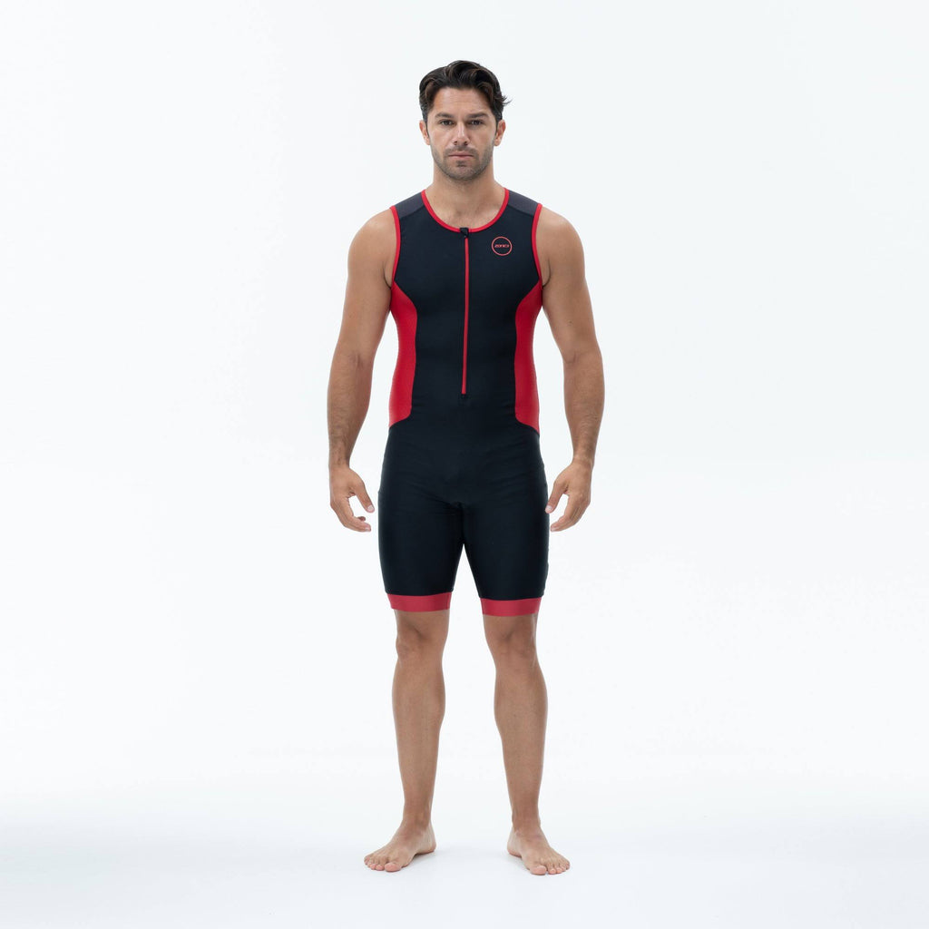Black/Red Tri Suit Z8548