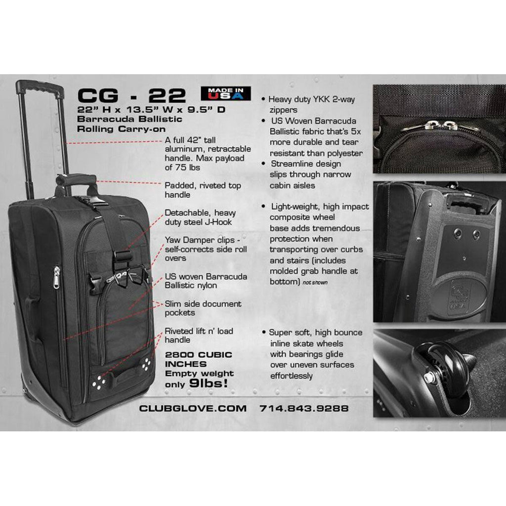 Barracuda Ballistic Rolling Carry-On F94482