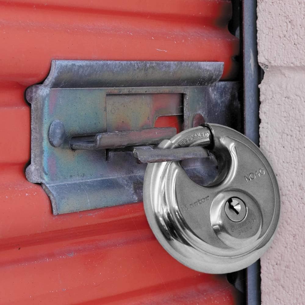 4 Keyed Alike Stainless Steel Padlocks U954649