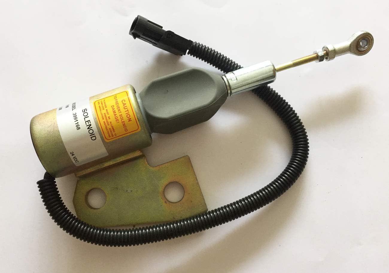 24V Shut Off Solenoid for Cummins 4BT Engine, Pack of 2 D935